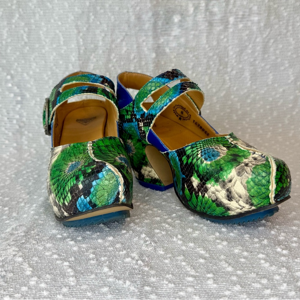 Fluevog Find Slingback Mary Jane – Python, Size 8